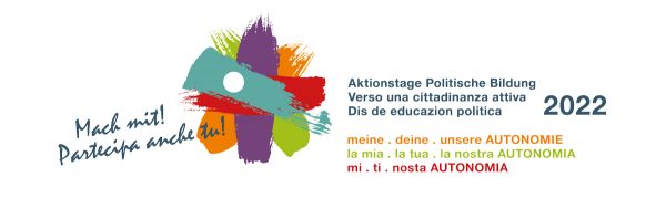 2. bis 9. Mai: „meine . deine . unsere AUTONOMIE“