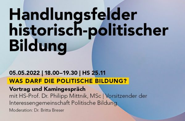5. Mai: Was darf die Politische Bildung?